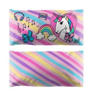 Jojo Siwa Unicorn Extra Large Reversible Body Pillow, 48 x 20, Microfiber, Pink,